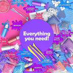 Original Stationery DIY Unicorn Slime Kit – Glow-in-The-Dark Fluffy & Glitter Slime Set – Fun Craft Activity & Birthday Gift for Kids Ages 7+