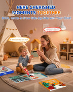 KOKODI Talking Pen Books Set, Interactive Audio Nursery Rhymes with Learning Pen, Educational Sensory Toy, Early Learning Gift for Toddlers Kids, Birthday & Christmas Gifts for Boys Girls Age 2-6