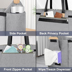 ITIEZY Diaper Bag Tote for Baby - Large Mommy Bag with Portable Changing Pad Pacifier Case, Hospital Bags Travel Baby Bag