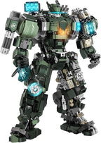 Large Mech Robot Building Set, Motorized Robot Model Building Blocks Toy for Adults, Hard Core Industrial Style Collectible Gifts for Men Boys Ages 14+ (1403 PCS)