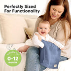 KeaBabies Organic Cotton Burp Cloths Baby Girl, Boy - 6-Pack Large Burping Clothes for Babies, Spit Up Rags, Super Soft & Absorbent Newborn Wash Towels, Gender Neutral, Non-Shrink (Stria, Boho)