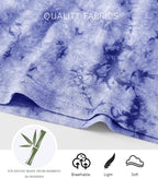 Jimonda Baby/Toddler Soft Sleepwear Short sleeve Kids Cool Pajama Outdoor 2-Piece Shirt&Shorts Casual sets Tie Dye PJ