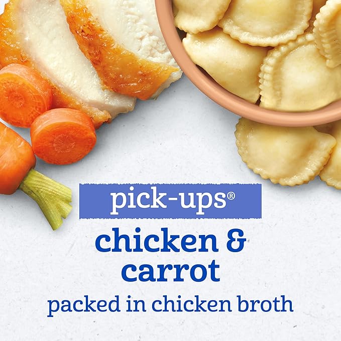 Gerber Pick-ups, Chicken & Carrot Ravioli in a Chicken Broth, 6 Ounce (Pack of 8)