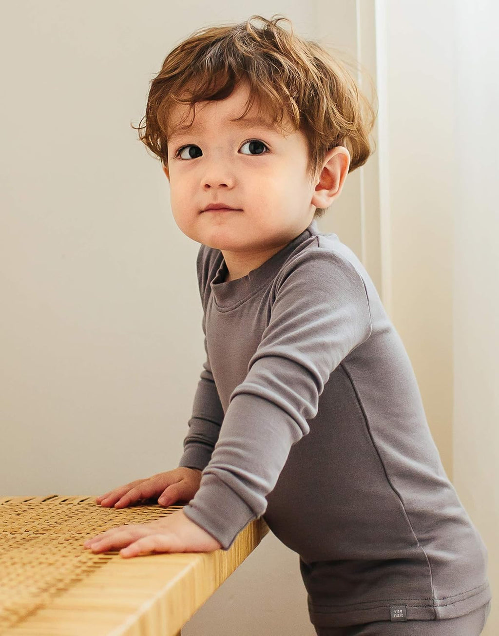 VAENAIT 6M-12Y Toddler Toddler Kids Toddler Girls Boys Soft Comfy Modal Tencel Solid Raglan Sleepwear Pajamas Pjs 2pcs Set