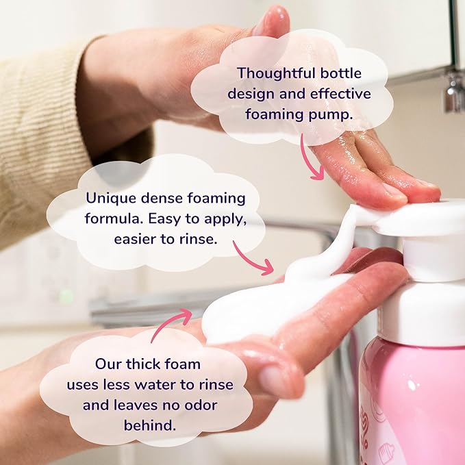Arau Baby Unscented Foam Bottle Wash, Natural Plant Based Baby Bottle & Dish Soap, No Artificial Fragrance or Additives, Gentle for Washing Bottles, Pacifiers and Toys, Easy Rinse, 15.21 Fl Oz