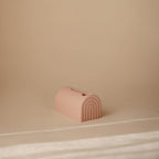 mushie Bath Spout Cover | Soft Silicone Bathtub Faucet Safety Guard for Kids | Universal Fit (Blush)