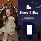 BioSwiss Bandages, Halloween Skeleton Shaped Self Adhesive Bandage, Latex Free Sterile Wound Care, Fun First Aid Kit Supplies for Kids, 50 Count