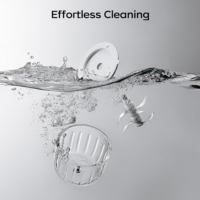 Bc Babycare Baby Food Maker-Glass Baby Puree blender for Fruit, Vegatable & Meat,Mini Food Processor for Potatoes, Grapes & Strawberries,White,10oz