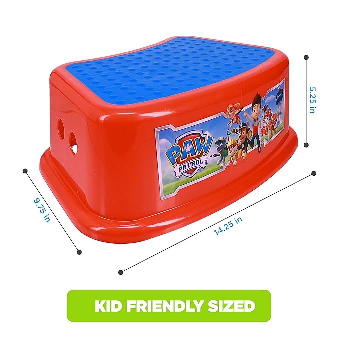 Nickelodeon PAW Patrol "Calling All Pups" 3 Piece Must Have Potty Training Set - Soft Potty Seat, Step Stool, Finger Puppets - Boy Potty Training