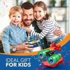 LET'S GO! Boy Toys Age 3-7 Kids Binoculars for Bird Watching|Hiking|Camping Toy for 3 4 5 6 7 Year Old Boy Girl Birthday Gifts Outdoor Travel Toys for Kid Boys Ages 3-6 Stocking Stuffers
