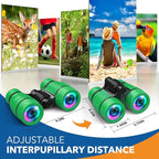 LET'S GO! Boy Toys Age 3-7 Kids Binoculars for Bird Watching|Hiking|Camping Toy for 3 4 5 6 7 Year Old Boy Girl Birthday Gifts Outdoor Travel Toys for Kid Boys Ages 3-6 Stocking Stuffers