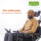 Medline Remedy Clinical Zinc Oxide Paste Skin Protectant (4 oz Tube), Vanilla Scent, Diaper Rash Cream, Incontinence Care, Wetness Protection, Paraben Free, Hypoallergenic, Adults, Children