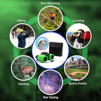 Kids Binoculars Best Gifts for 3-12 Years Boys Girls High-Resolution Optics Shockproof Mini Compact Binocuolar Toys Folding Small Telescope for Bird Watching Camping Outdoor Play