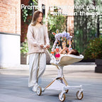 TUMAMA 2 in 1 Spiral Car Seat Toys for Babies 6-12 Months, Arch Stroller Toys for Infant 0-12 Months Hanging Toys with Clip Bouncer Bassinet Activity Toy