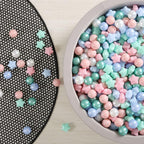 GOGOSO 100 Non-Toxic Play Balls for Kids - Soft, Crush-Proof, and BPA-Free Pit Balls in Fun Colors for Indoor/Outdoor Playtime