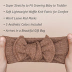 Baby Girls Headbands with Bows Infant Toddler Headwrap Hair Accessories