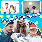 Kids Microscope,40-1600x Microscope Kit for Kids Beginners Children,STEM Kit,Prepared Slides,LED Light and Configured Various Operating Tools- Science Experiment Toy for Kids Ages 6-12