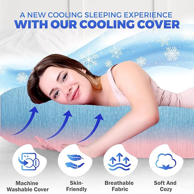 PILLANI Pregnancy Pillows for Sleeping - V C U Shaped Full Body Pillow with Removable Cover, 57inch Cooling Maternity Pillow for Pregnant Women, Support for Back Belly Legs Hip - Pregnancy Must Haves