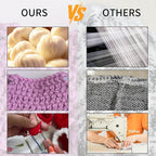 17cm Doll Clothes - Pure Handmade 17cm Doll Accessories with Crocheted Overalls, Heart Bag and Hat