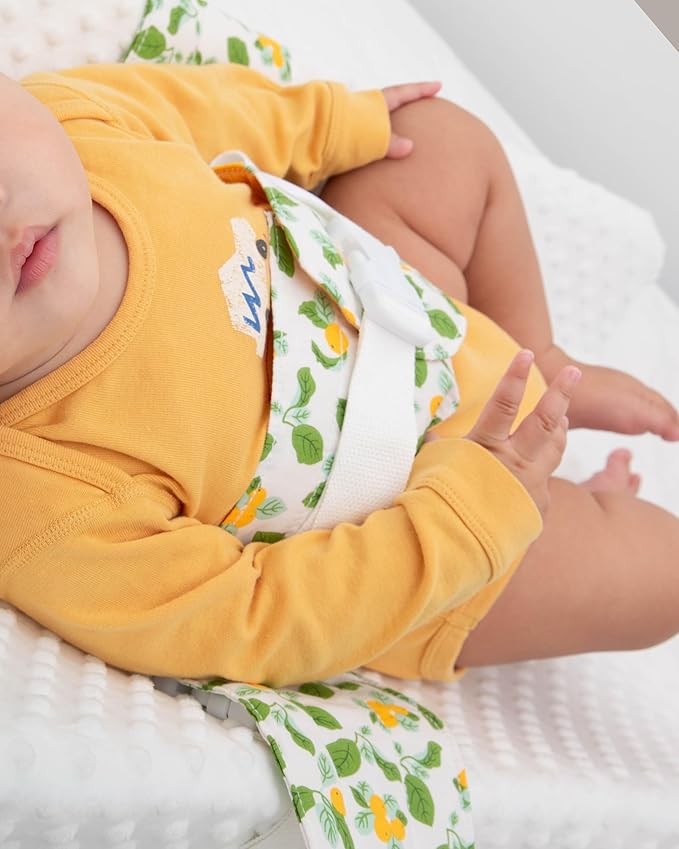 Changing Pad Strap – Soft, Adjustable & Secure Anti-Escape for Infants 0-24 Months. Universal Fit for Changing Pads & Changing Tables, Easy-Clean Fabric. Comfortable & Portable (Green)