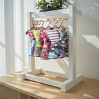 Clothes for 6.7in/17cm Doll, Set of 4 Cute Doll Accessories Includes Doll Hat+T-Shirt+Bib Pants+Shoes Set Premium Fashion Outfit for Collectors Unique Gift (Style B2)