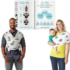 Original Baby K'tan Baby Carrier: #1 Easy Pre-Wrapped, Soft, Slip-On, No Rings, No Buckles | 5 in 1 Baby Sling Gift | The Best Hands Free Infant Wrap For Newborn to Toddler up to 35lb (See Size Chart)