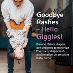 Bambo Nature Hypoallergenic Baby Diapers, Eco-Labelled Sustainable Diapers, Enhanced Leakage Protection, Totally Chlorine-free, Skin Friendly, and Super Absorbent - Size 4 (162 Count)