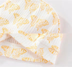 Newborn Baby Boy Girl Caps Mittens Socks Set Cotton Baby Essentials Accessories (Hats+Gloves+Socks)