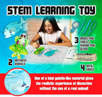 Top Secret Toys Mega Lab Dissect It Kit for Kids, Synthetic Frog and Piranha Dissection Kids Science Kit with Tools, STEM Biology Toys for Ages 6+