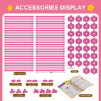 SpringFlower Fort Building Kit for Kids,STEM Construction Toys, Educational Gift for 3 4 5 6 7 8 9 10 11 12 Years Old Boys and Girls,Ultimate Creative Set for Indoor & Outdoors Activity,140 Pcs,Pink