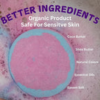 EvolutionUSA 1pc Space Bath Bomb for Boys & Girls, Planet Bath Ball with Toy Hidden Inside, Organic Hypoallerganic Childrens Bathbomb, Cosmic Fun Space Surprise, Gift Set Birthday, Christmas, Easter