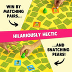 Snatching Pears! – The Hilarious Memory-Matching, Pear-Snatching Party Game | Family Board Game for Kids, Teens & Adults | 2-6 Players, Age 7+