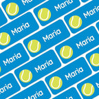 Personalized Name Labels for Kids (120) – Custom Waterproof & Durable Stickers for Clothing, Daycare, Office & School Supplies - Sports