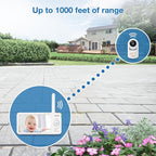 VTech 2-Cameras Advanced HD Video Baby Monitor with Camera & Audio, 5.5" High-Definition IPS Screen, Pan-Tilt-Zoom, Night Light, 2-Way Talk, Lullabies, Soothing Sounds, No WiFi: Advanced HD Plus Twin