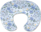 Nursing Pillow, Breastfeeding Pillow with Removable Cotton Cover, Baby Feeding Pillow for Mom Easier Breast Feeding and Bottle Feeding, Breastfeeding Support Cushion for Newborn (Flower)