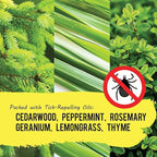 YAYA ORGANICS Tick Ban | Extra Strength Tick Repellent Made with Essential Oils and All Natural, DEET Free Ingredients | Proven Effective, Safe for Adults, Kids and Dogs | Mixed Pack (4oz/16oz)