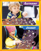 Benresive Reusable Sticker Book for Toddlers 2-4 Years, Fun Travel Stickers for Kids, Waterproof Sticker Books for Toddlers 1-3, Crafts Activities for Todddlers 1-3 2-4 3-5 - Halloween