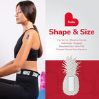 BioSwiss Bandages, Funky Pineapple Shaped Self Adhesive Bandage, Latex Free Sterile Wound Care, Fun First Aid Kit Supplies for Kids, 24 Count