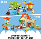 LEGO DUPLO Town Caring for Bees & Beehives Preschool Kids’ Learning Toy, 2 Figures and a Drivable Truck, STEM Toy, Build-and-Rebuild Educational Set for Toddlers Ages 2 Years Old and Up, 10419