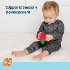 RaZbaby Fruitique Fruit Feeder One-Piece Baby – Larger Opening for Refilling & Fits More Fresh/Frozen Fruit for Teething Relief, Easy to Hold, Safer Design, BPA-Free, Dishwasher Safe - Banana