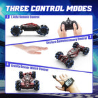 Remote Control Gesture Sensor Toy Cars Drift Twist Car 360° Rotate Off-Road Vehicle with Light Music for 6 7 8 9 10 11 12 Years Old Kids Birthday Xmas Gift