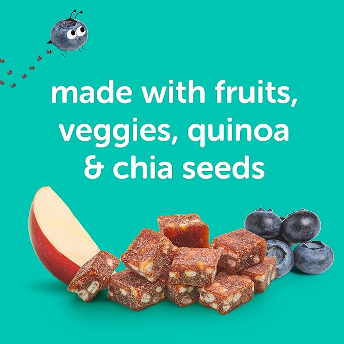 Beech-Nut Toddler Snacks Fruti Bites with Hidden Veggies Quinoa & Chia, Fruit Snack Variety Pack for Babies and Toddlers, 6 Boxes (72 Individually Wrapped Packs)