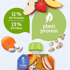 Gerber Toddler Food, Organic Summer Fruit and Veggie Smash Puree Pouch, Toddler Pouches, No Added Sweetener, No Artificial Flavors, 12-Pack