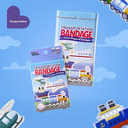 BioSwiss Bandages, Transportation Shaped Self Adhesive Bandage, Latex Free Sterile Wound Care, Fun First Aid Kit Supplies for Kids and Adults, 24 Count