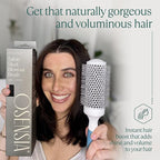 Medium Round Brushing Brush - Ceramic Hair Brush for a Smooth Salon Style Look - Professional Brushing Brush Ideal for All Hair Types - 43 mm