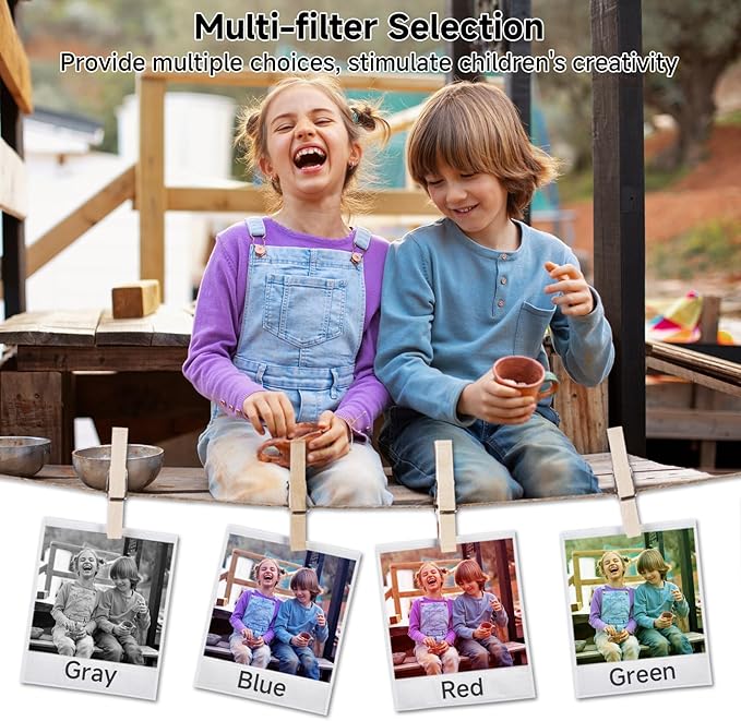 Digital Camera, FHD 4K 44MP Digital Camera, 16X Digital Zoom, Digital Point and Shoot Camera with 3-LED Fill Lights, 64GB SD Card, Compact Camera for Kids Teen Boys Girls, Sliver