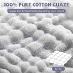 MUKIN Baby Washcloths - Soft Face Cloths for Newborn, Absorbent Bath Face Towels, Baby Wipes, Burp Cloths or Face Towels, Baby Registry as Shower. Pack of 6-12x12 inches (Grey)