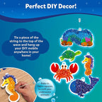 Skillmatics Poke-in Art - Underwater Animals, Mess-Free Arts & DIY Wood Crafts for Kids, Creative Kit, Gifts for Girls & Boys Ages 4, 5, 6, 7, 8, 9