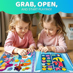 QUOKKA Magnetic Dress-Up Dolls for Girls Boys with 35 Magnetic Pieces - Creative Magnetic Play Set for Home or Travel - Perfect Magnetic Paper Dolls for Ages 3 and Up, Boost Storytelling with Mermaids