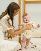 doboi 10PCS Baby Headbands Girls Hair Bows Nylon Linen Hairbands Handmade Hair Accessories for Newborn Infant Toddlers Little Girl and Kids